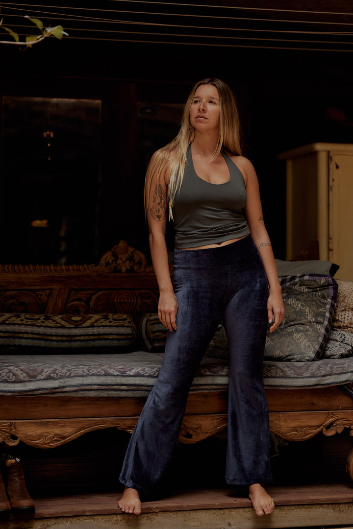 Bamboo Velour Flares