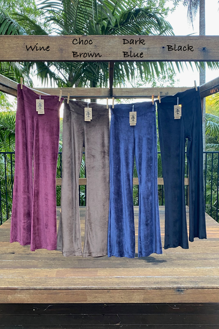 Bamboo Velour Flares