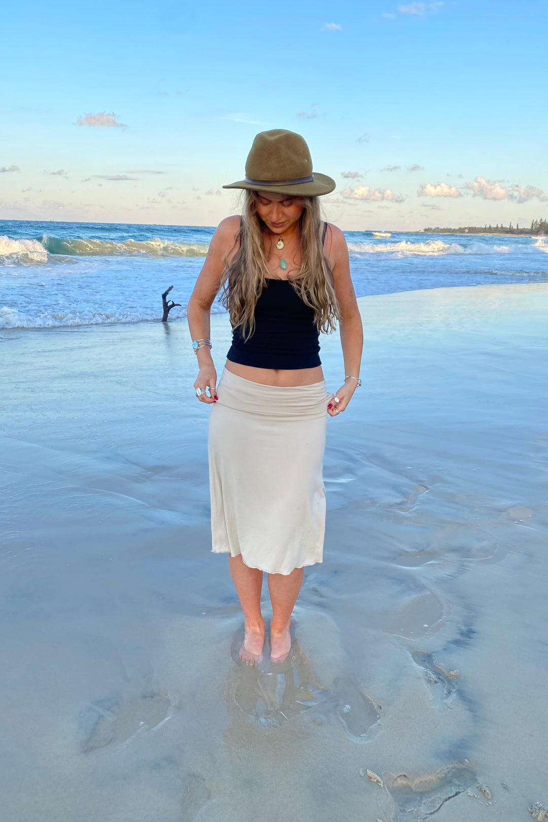 Bamboo 3/4 Skirt